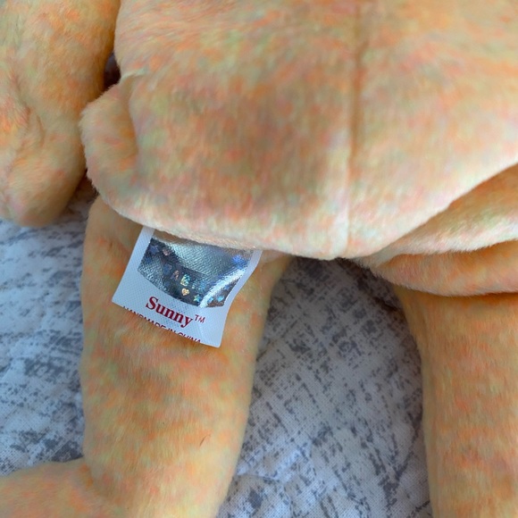 🧡 RETIRED MATCHING SET. Beanie BUDDY Bear “Sunny” & Beanie BABY Bear “Sunny”. - Picture 12 of 16